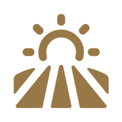 Icon von Feld mit Sonne